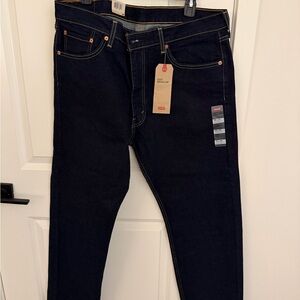 Levi's Men's Dark Blue Straight Jeans